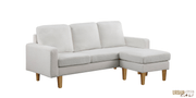 Urban Cali Sectional Sofa Hillsborough 76" Wide Boucle Sectional Sofa with Reversible Chaise - Available in 3 Colours