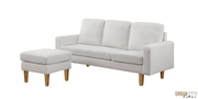 Urban Cali Sectional Sofa Hillsborough 76" Wide Boucle Sectional Sofa with Reversible Chaise - Available in 3 Colours