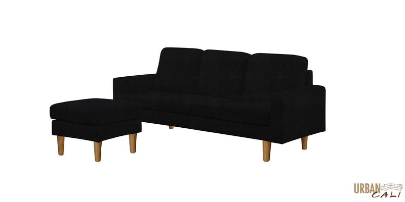 Urban Cali Sectional Sofa Hillsborough 76" Wide Boucle Sectional Sofa with Reversible Chaise - Available in 3 Colours