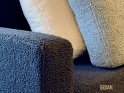 Urban Cali Sectional Sofa Hillsborough 76" Wide Boucle Sectional Sofa with Reversible Chaise - Available in 3 Colours