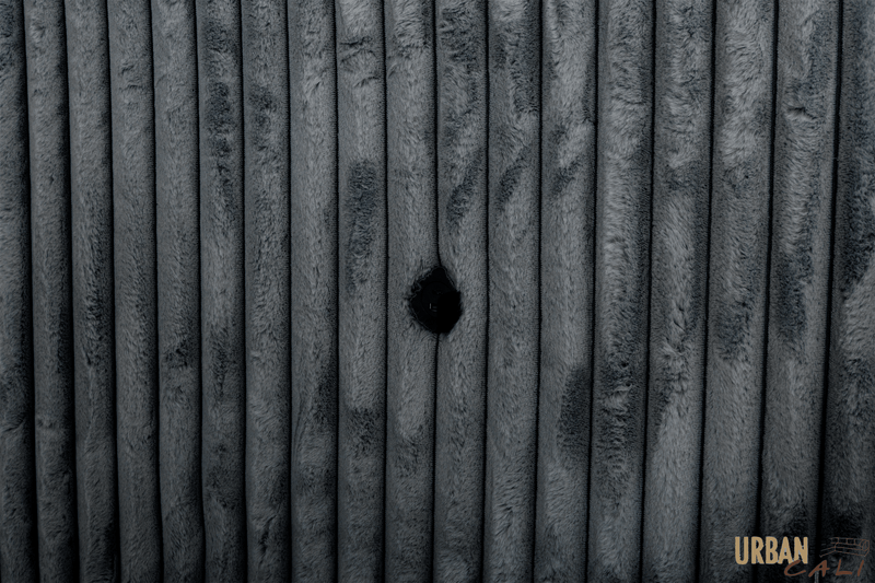 Urban Cali Sleeper Sectional Atherton 123.25" Wide Opulence Plush Minky Corduroy Large Sleeper Sectional Sofa Bed with Storage Chaise - Available in 2 Colours