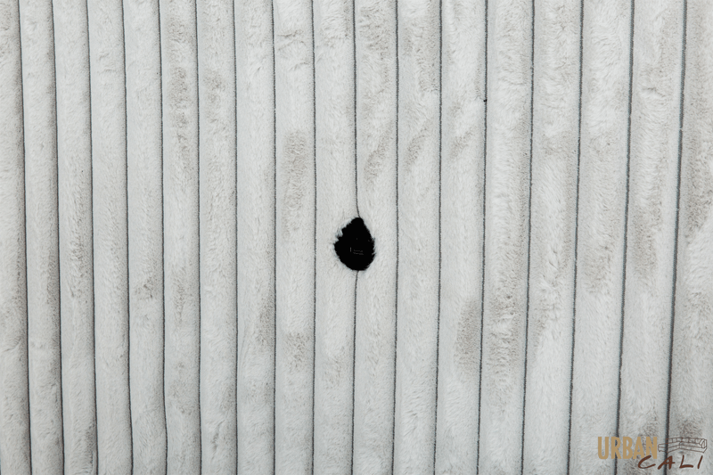 Urban Cali Sleeper Sectional Atherton Opulence Plush Light Grey Corduroy Large Sleeper Sectional Sofa Bed with Storage Chaise