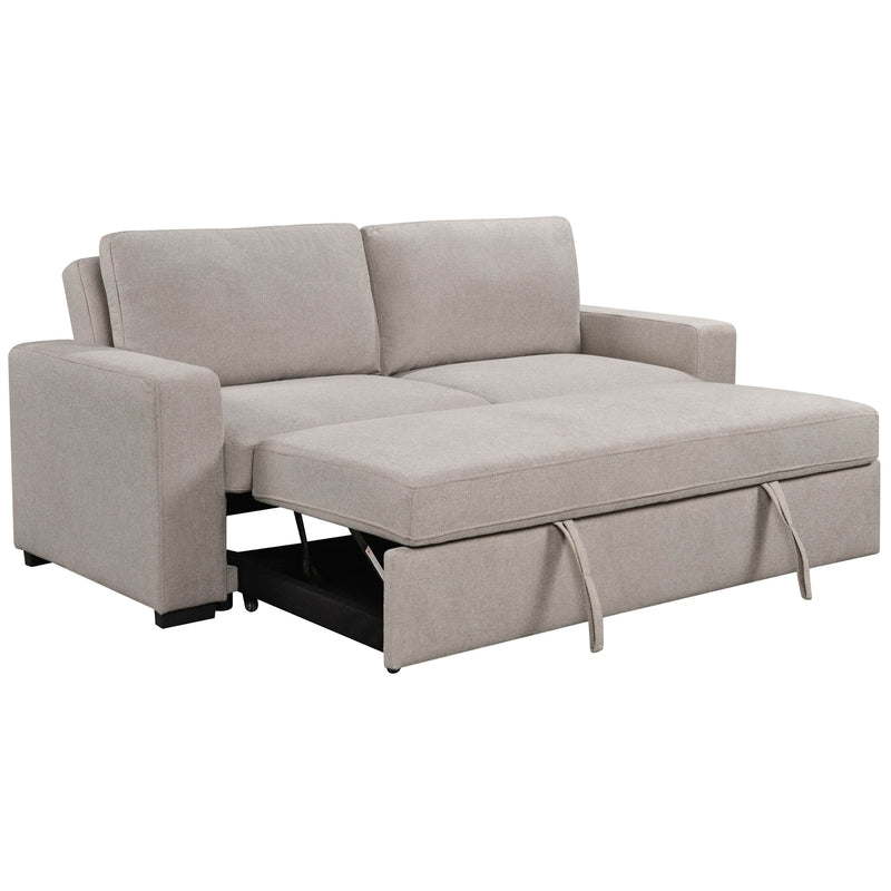 Urban Cali Sofa Belfast Beige Eureka 79.5" Sleeper Sofa Bed - Available in 3 Colours