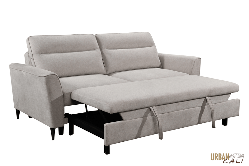 Urban Cali Sofa San Jose Sleeper Sofa Bed in Andara Beige