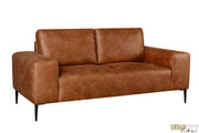 Urban Cali Sofa Set Fresno 3 Piece Sofa, Loveseat, and Chair Set in Rustic Light Brown