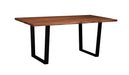Pending - Primo International Dining Table Edie 70" Wood And Iron Dining Table In Brown/Black