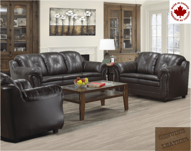 Aman Vaughan Italian Leather Living Room Collection — Wholesale