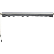 Aosom Awning 8.2ft x 6.6ft Retractable Awning Sunshade Shelter Canopy for Patio Outdoor Deck - Available in 3 Colours
