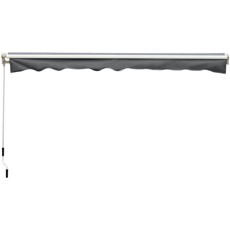 Aosom Awning 8.2ft x 6.6ft Retractable Awning Sunshade Shelter Canopy for Patio Outdoor Deck - Available in 3 Colours