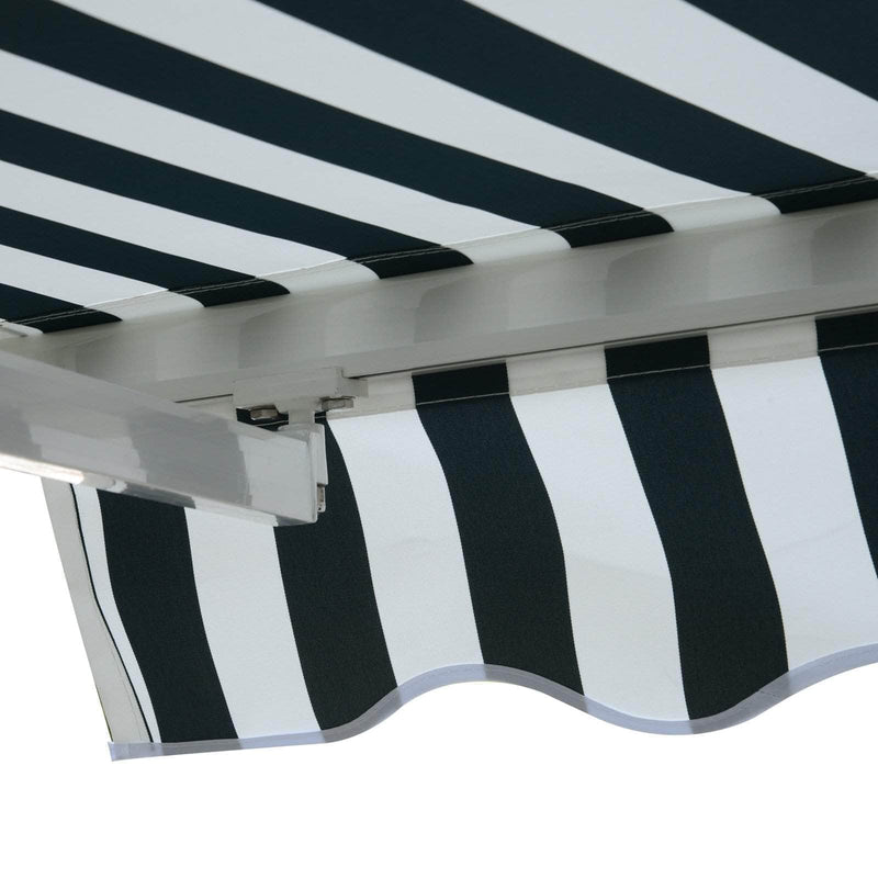 Aosom Awning 8.2ft x 6.6ft Retractable Awning Sunshade Shelter Canopy for Patio Outdoor Deck - Available in 3 Colours