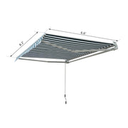 Aosom Awning 8.2ft x 6.6ft Retractable Awning Sunshade Shelter Canopy for Patio Outdoor Deck - Available in 3 Colours