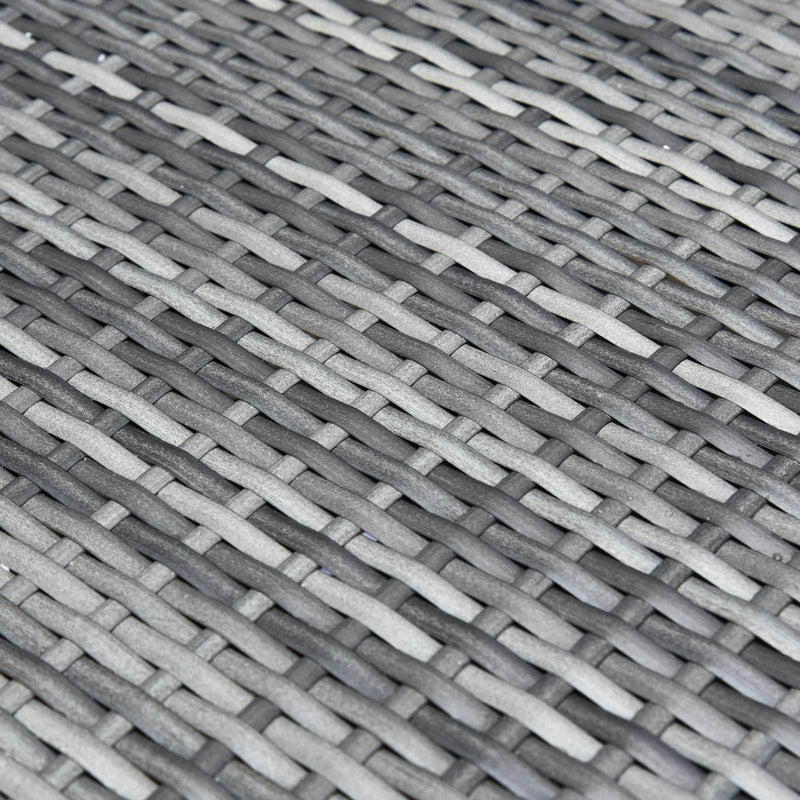 Aosom Conversation Set 4 Piece Outdoor Patio Wicker Rattan Conversation Sofa Set - Available in 2 Colours