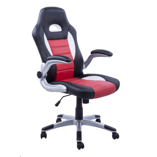 Aosom Gaming Chair Black and Red Racing C