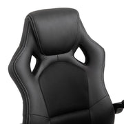 Aosom Gaming Chair Racecar Style Office Gaming Chair with High Back and Adjustable Swivel Seat in Faux Leather - Available in 3 Colours