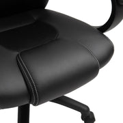 Aosom Gaming Chair Racecar Style Office Gaming Chair with High Back and Adjustable Swivel Seat in Faux Leather - Available in 3 Colours