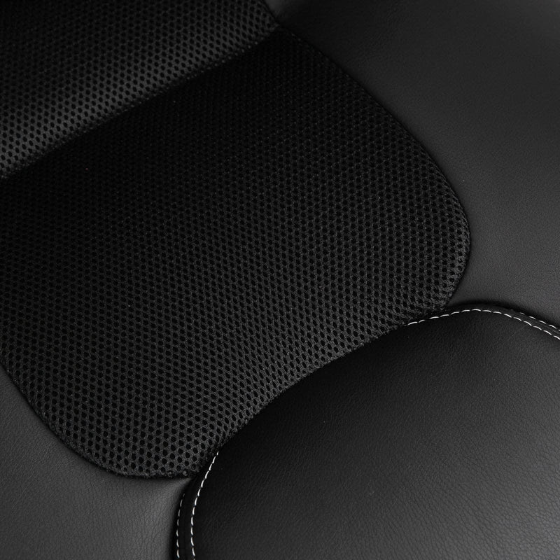 Aosom Gaming Chair Racecar Style Office Gaming Chair with High Back and Adjustable Swivel Seat in Faux Leather - Available in 3 Colours