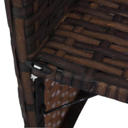 Aosom Sectional 3 Piece Outdoor Rattan Wicker Sectional Sofa with Tufted Cushions and a Coffee Table - Available in 3 Colours