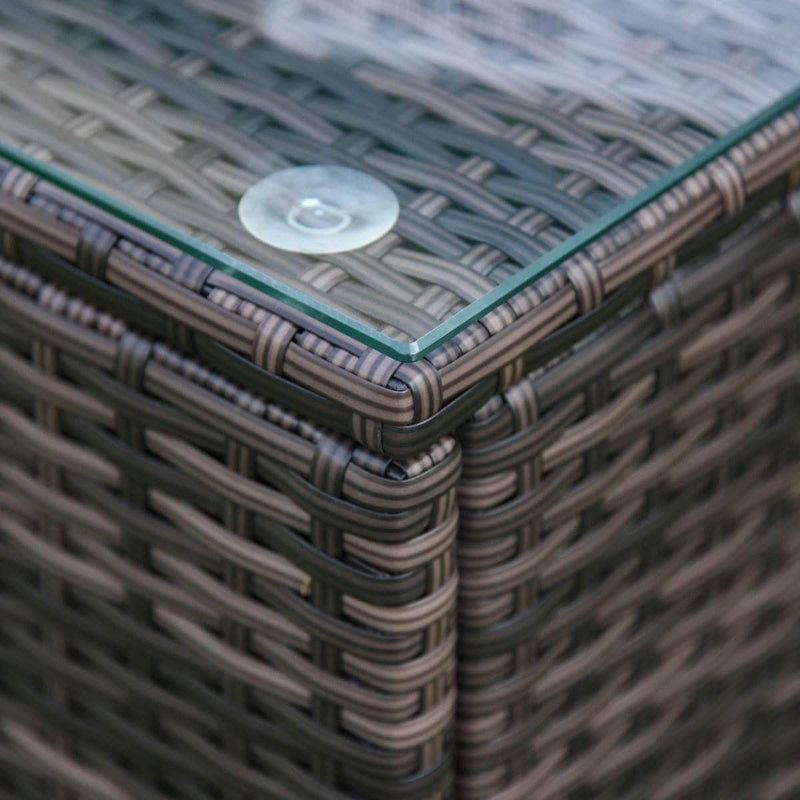 Aosom Sectional 5 Piece Outdoor Patio Rattan Wicker Modular Sectional Sofa Set with Coffee Table - Available in 2 Colours