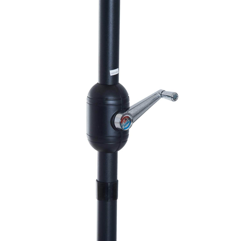 Aosom Umbrella 9ft Outdoor Patio Half Round Umbrella Sunshield - Available in 2 Colours