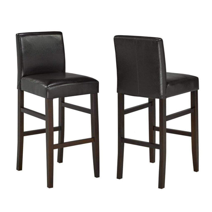 Brassex Inc. Barstool Espresso Anthony 29" Bar Stools (Set of 2)  - Available in 3 Colours