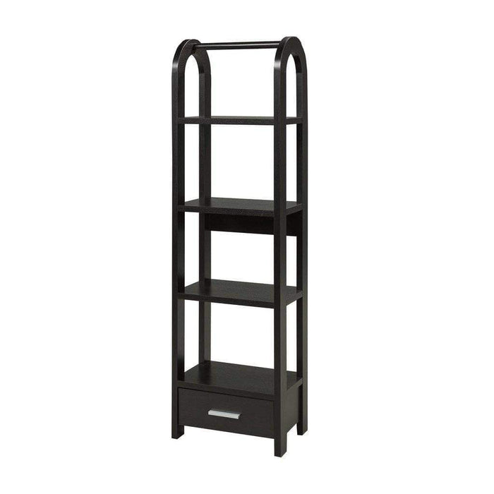 Brassex Inc. Bookcase Black Anne Display Stand  - Available in 3 Colours