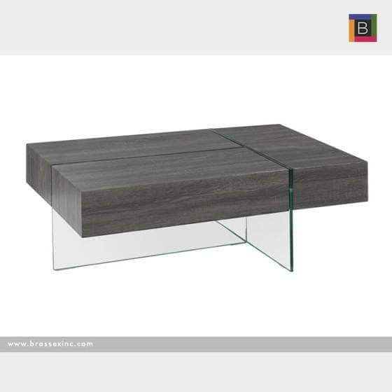 Brassex 3-Way Storage Coffee Table in Grey