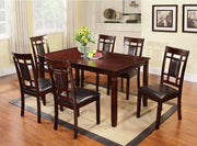 Brassex Inc. Dining Set Kitimat 7 Piece Dining Set