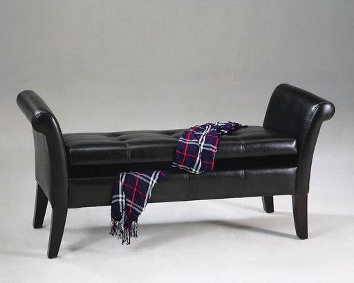 Brassex Inc. Ottoman Tufted Accent Bench With Storage - Available in 3 Colours