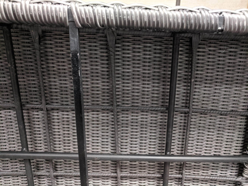 CIEUX Sectional Marseille Outdoor Patio Wicker Rattan Modular Corner Sectional Sofa in Brown