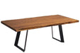 Corcoran Dining Table Victor Legs 84" Live Edge Acacia Dining Table - Available in 8 Leg Styles