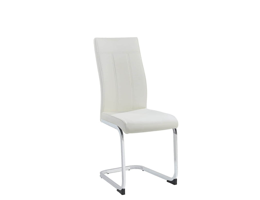 IFDC Dining Set White Princeton Side Chairs - Available in 3 Colours