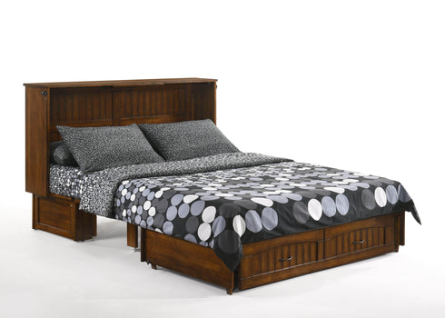 IQ Furniture Murphy Cabinet Bed Alpine Murphy Cabinet Bed with Queen Gel Memory Foam Mattress - Available in 2 Colours