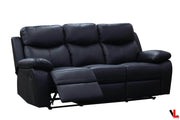 Levoluxe Sofa Set Aveon 2 Piece Pillow Top Arm Reclining Sofa and Loveseat Set in Leather Match - Available in 2 Colours