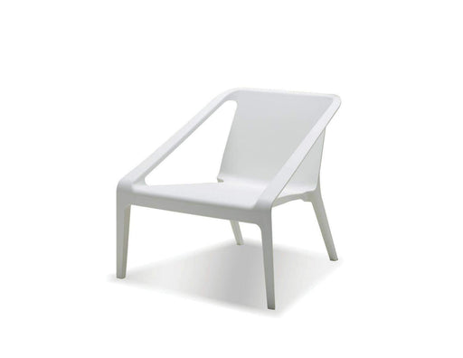Mobital Accent Chair White Yumi Lounge Chair Grey Polypropylene Set of 4 - Available in 2 Colours