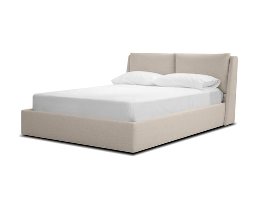 Mobital Bed Stone Wheat Tweed / Queen Continental Storage Bed in Stone Wheat Tweed - Available in 2 Sizes