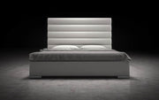 Modloft Bed Prince Eco Pelle Leather Platform Bed - Available in 3 Colours and 5 Sizes