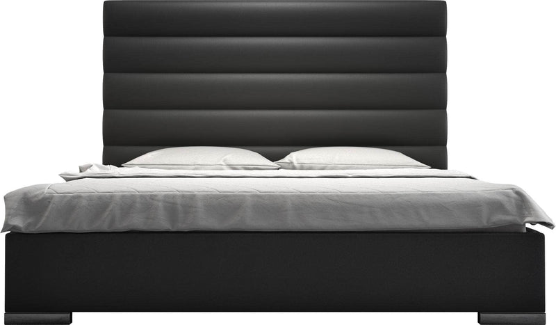 Modloft Bed Prince Eco Pelle Leather Platform Bed - Available in 3 Colours and 5 Sizes