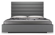 Modloft Bed Prince Eco Pelle Leather Platform Bed - Available in 3 Colours and 5 Sizes