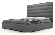 Modloft Bed Prince Eco Pelle Leather Platform Bed - Available in 3 Colours and 5 Sizes