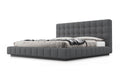 Modloft Bed Thompson Square Tufted Fabric Platform Bed - Available in 2 Colours and 5 Sizes