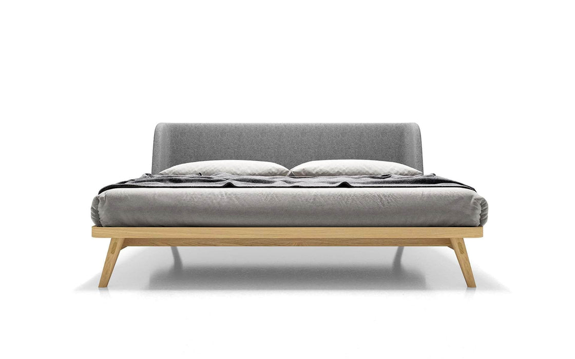 Modloft Beds Haru Mid-Century Japanese Minimalist Platform Bed - Available in 3 Colours and 3 Sizes