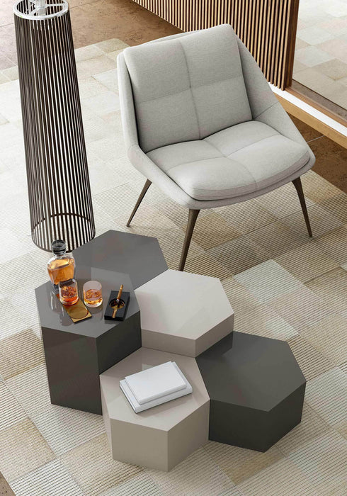 Modloft Coffee Table Centre 10" Hexagon Coffee Table - Available in 4 Colours