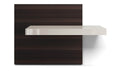 Modloft Desk Glossy Chateau Gray and Smoked Oak Walker Desk - Available in 2 Colours