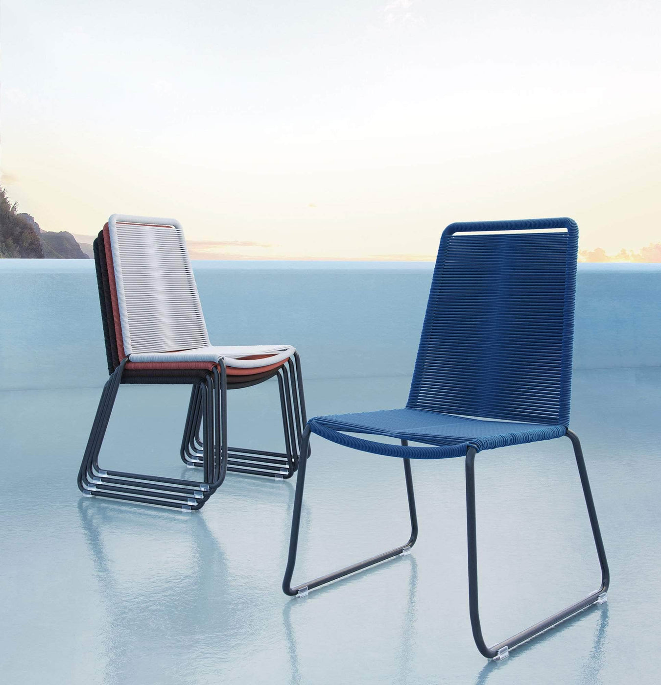 Modloft Dining Chair Barclay Stacking Dining Chair (Set of 2) - Available in 6 Colours