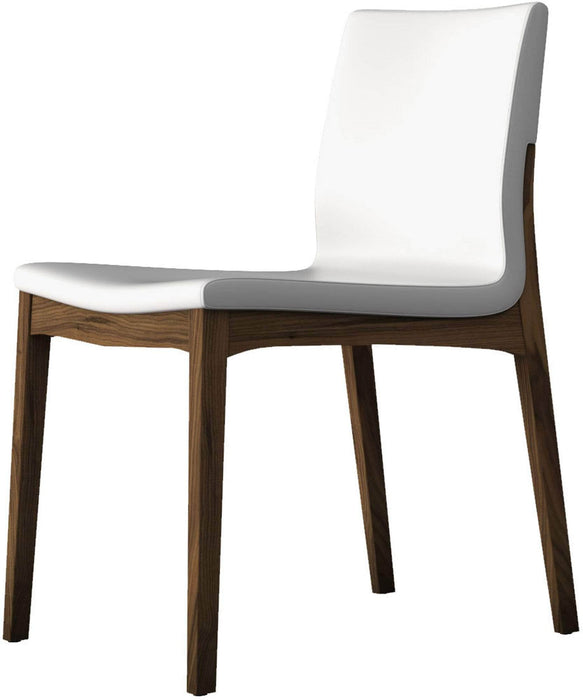 Modloft Dining Chair Enna Italian-Made Eco Pelle Leather Dining Chair (Set of 2) - Available in 2 Colours