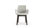 Modloft Dining Chair Mercer Fabric Dining Arm Chair - Available in 2 Colours