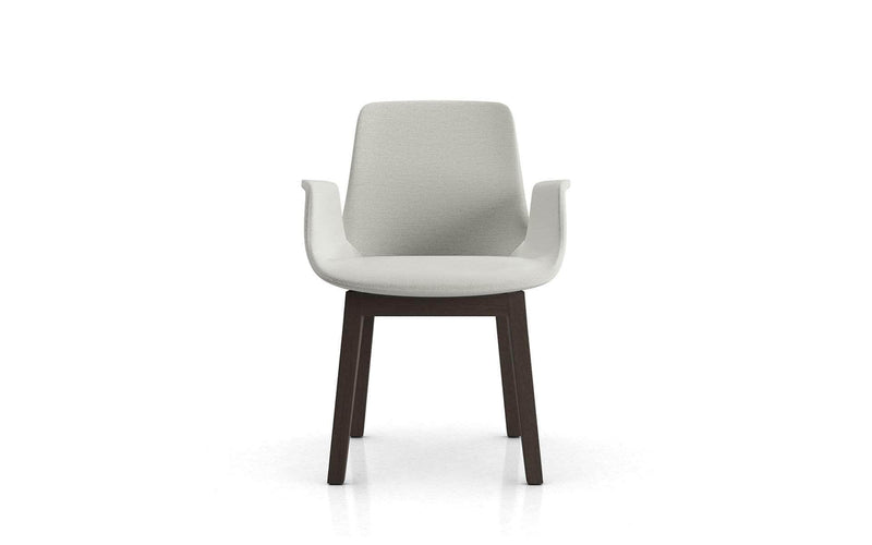 Modloft Dining Chair Mercer Fabric Dining Arm Chair - Available in 2 Colours
