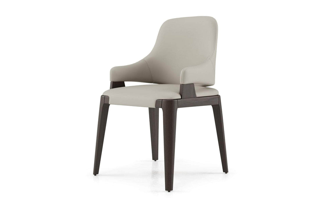 Modloft Dining Chair Truffle Beige Leather Hamilton Dining Chair - Available in 2 Colours