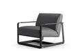 Modloft Lounge Chair Crosby Genuine Leather Lounge Chair - Available in 2 Colours