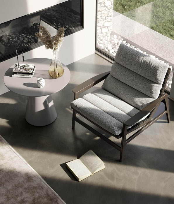 Modloft Lounge Chair Fulton Lounge Chair in Mixed Marble Fabric